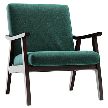 Daygen Upholstered Armchair 3D Model 3D model image 1 