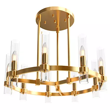 Favourite STATUS Pendant Chandelier 70cm 3D model image 1 