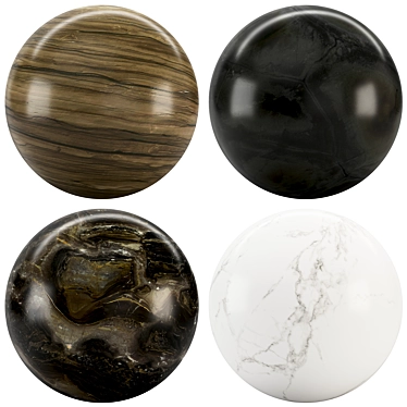 Luxury Marble Texture Collection 3D model image 1 