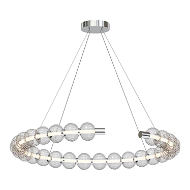 Glamour Crystal Pendant Light 3D model image 1 