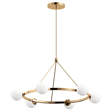 Modern Chandelier by Hayes 5 3D model image 1 