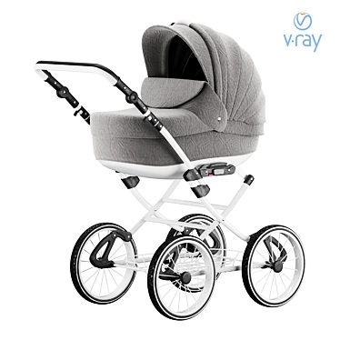 Bebe-mobile Santana Deluxe Stroller 3D model image 1 