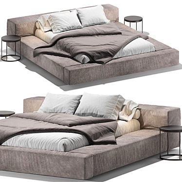 Modular LivingDivani Wall Bed 3D model image 1 