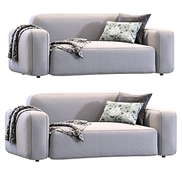 Cazarina Small Sofa Norman 3D 3D model image 1 