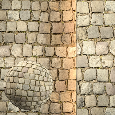 Seamless Pavement Texture Pack 3D model image 1 