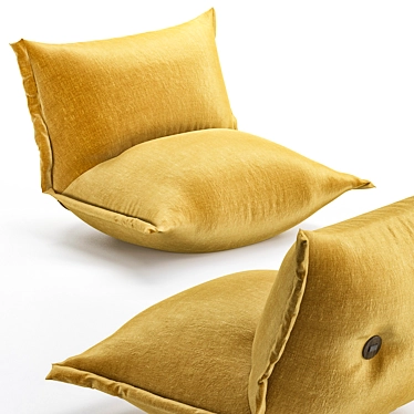 Sherpa Bean Bag 3D Model 3D model image 1 