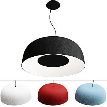 Modern Pendant Light Fixture by Marset 3D model image 1 