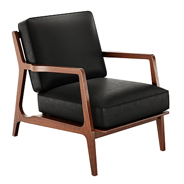 Turbo-Smoothed Verity Lounge Chair 3D model image 1 