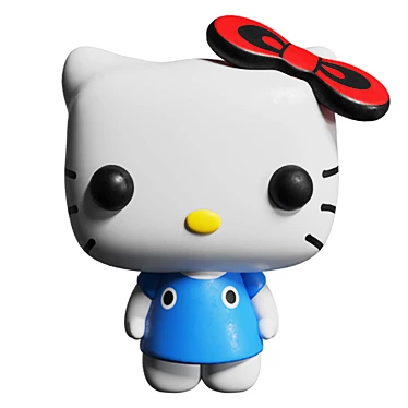 Hello Kitty Vinyl Figure 45th Anniversary 3D model image 1 