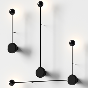 Vibia PIN Wall Lamp Collection 3D model image 1 