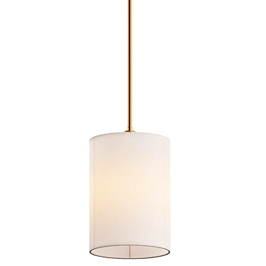 Leilani Single Cylinder Pendant Light 3D model image 1 