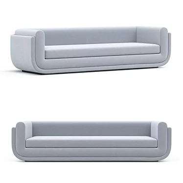 Nordic Charm Copenhagen Sofa 3D model image 1 