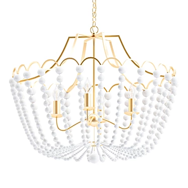 Braeden Dimmable Empire Chandelier 3D model image 1 