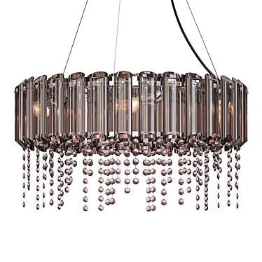 Modern Chrome Pendant Light 3D model image 1 