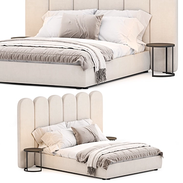  Sleek Napa Bed Design 3D model image 1 