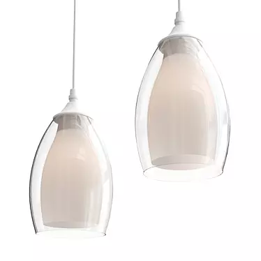 Ambrella Light Pendant Fixture 3D model image 1 