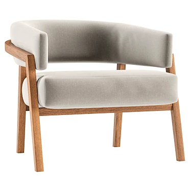 Athena Chair: High-Resolution, Realistic Model 3D model image 1 