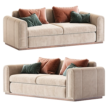 Luxury Ludovica Sofa 3D Model 3D model image 1 