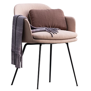 Modern Scandinavian Rely Chair 3D model image 1 