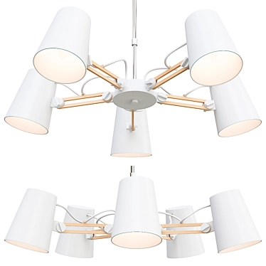 Modern Mantra 3770 Pendant Light 3D model image 1 