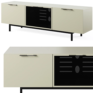 Sleek TV Stand Angel by Cosmo 3D model image 1 
