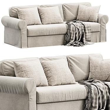 Versatile VRETSTORP Sofa Bed 3D model image 1 