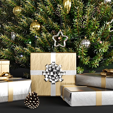 Christmas Tree 2023 VRaya Version 3D model image 1 