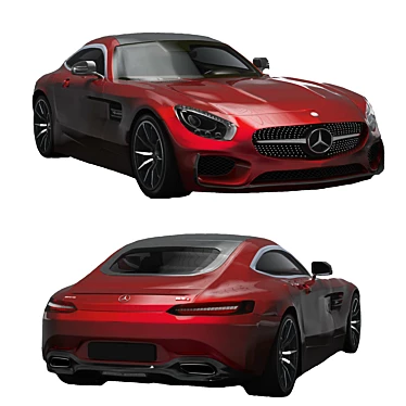 Mercedes AMG GTS 3D Model 3D model image 1 