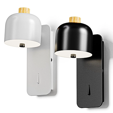 Modern Minimalist Wall Lamp 3D model image 1 