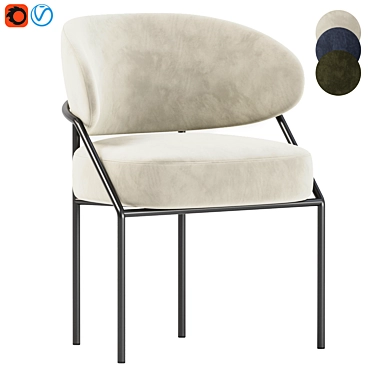 ISETTA Chair: Chic Italian Design 3D model image 1 