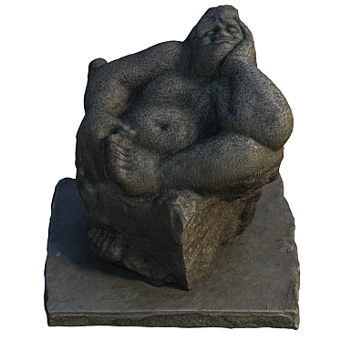  Dreaming Stone Sculpture 3D model image 1 