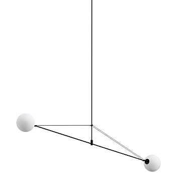 Modern Lines 9 Lamp Model 3D model image 1 