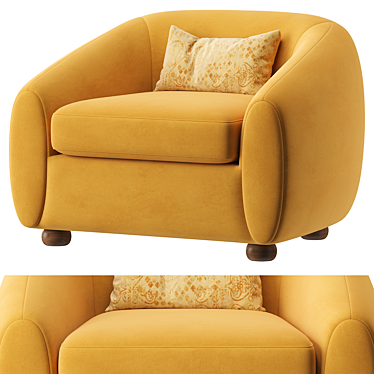 Modern 2014 Yoji Chair Model 3D model image 1 