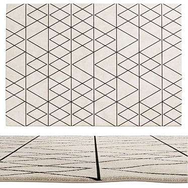 Fedro Contemporary Rug Collection 3D model image 1 