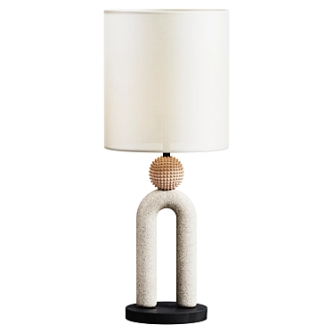 Stylish Carlo Table Lamp 3D model image 1 