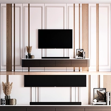 Samsung TV Wall Mount Stand 3D model image 1 