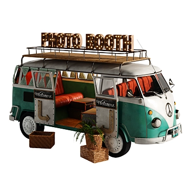 Food Truck Photo Booth Model 3D model image 1 