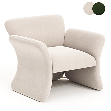 Modern Comfort Chair: 2014 Collection 3D model image 1 