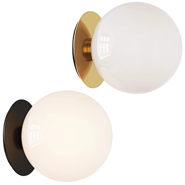 Modern TR Bulb Sconce Fixture 3D model image 1 