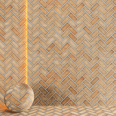 PBR Seamless Brick Texture Pack 3D model image 1 