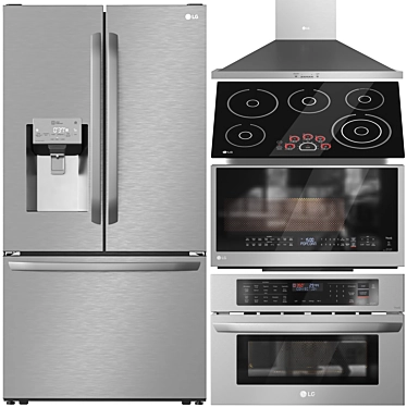 LG Smart Appliance Collection 01 3D model image 1 