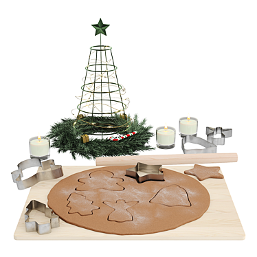 Christmas decorative set for the kitchen