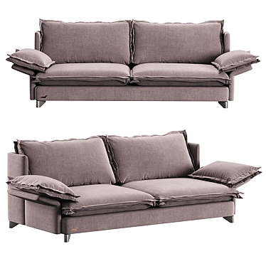 Elegant Grand Sofaclub Couch 3D model image 1 