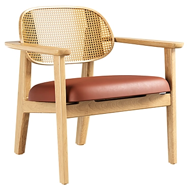 Modern Titus Lounge Chair Set 3D model image 1 