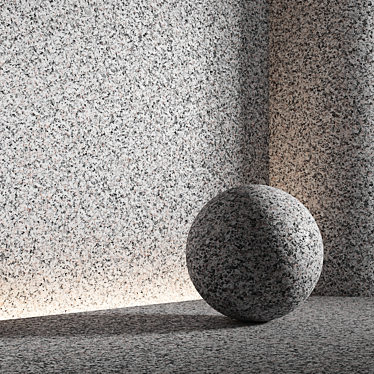 Seamless Granite Stone Material 3D model image 1 