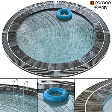 Refresh Oasis Pool Paradise 3D model image 1 