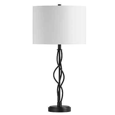 Iron Spiral Table Lamp - BO-2857TB 3D model image 1 