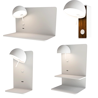  Elegant BEDDY Wall Lamp Collection 3D model image 1 