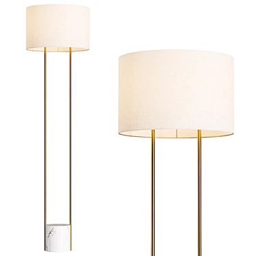 Reno Modern Floor Lamp 3D model image 1 