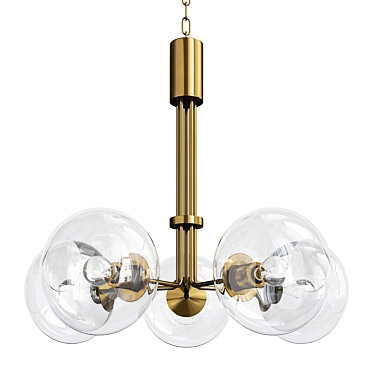 Modern Millimeter Mitzi Chandelier 3D model image 1 